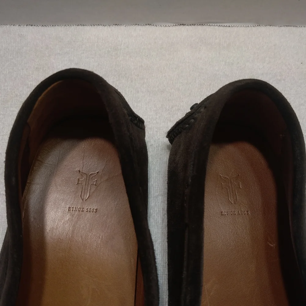 FRYE Allen moccasine suede #12 - Picture 11 of 11